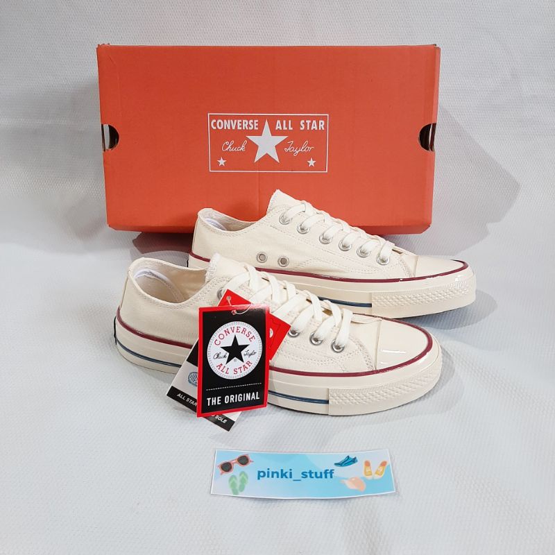 Sepatu Converse All Star 70s Hi Cream Sepatu Warna Cream Sepatu Kasual Pria Wanita
