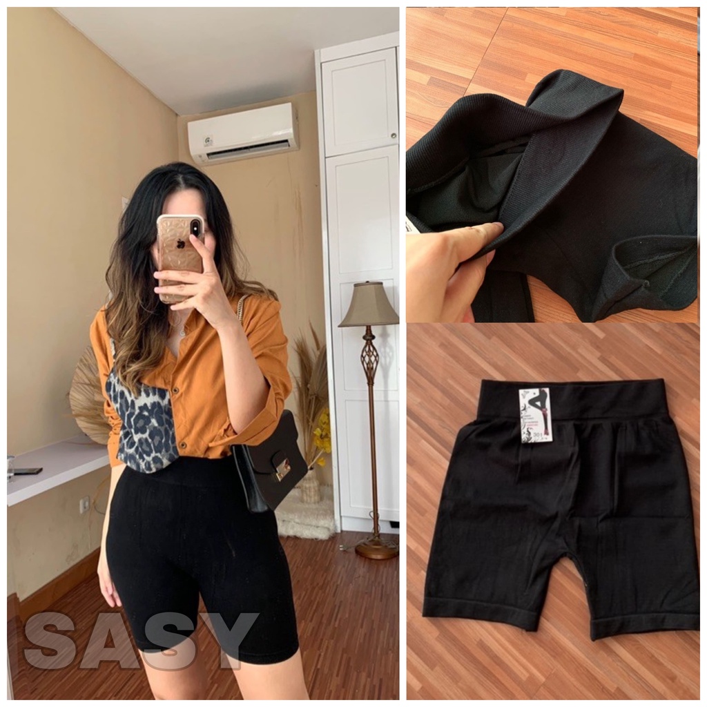 LEGGING PENDEK IMPORT / LEGGING HOTPANT HIGH WAIST / LEGGING PENDEK SIZE SLIM  / LEGGING SHORTPANTS POLOS WANITA / LEGGING DALEMAN IMPORT / LEGGING PENDEK 35 CM / LEGGING SHORTPANTS IMPORT TEBAL SUPER MELAR