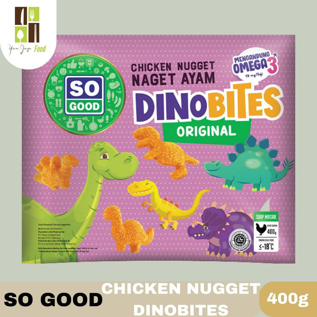 So Good Chicken Nugget / Naget Ayam / Dinobites Original 400g