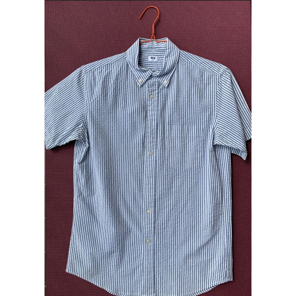 Kemeja Pria Lengan Pendek Uniqlo