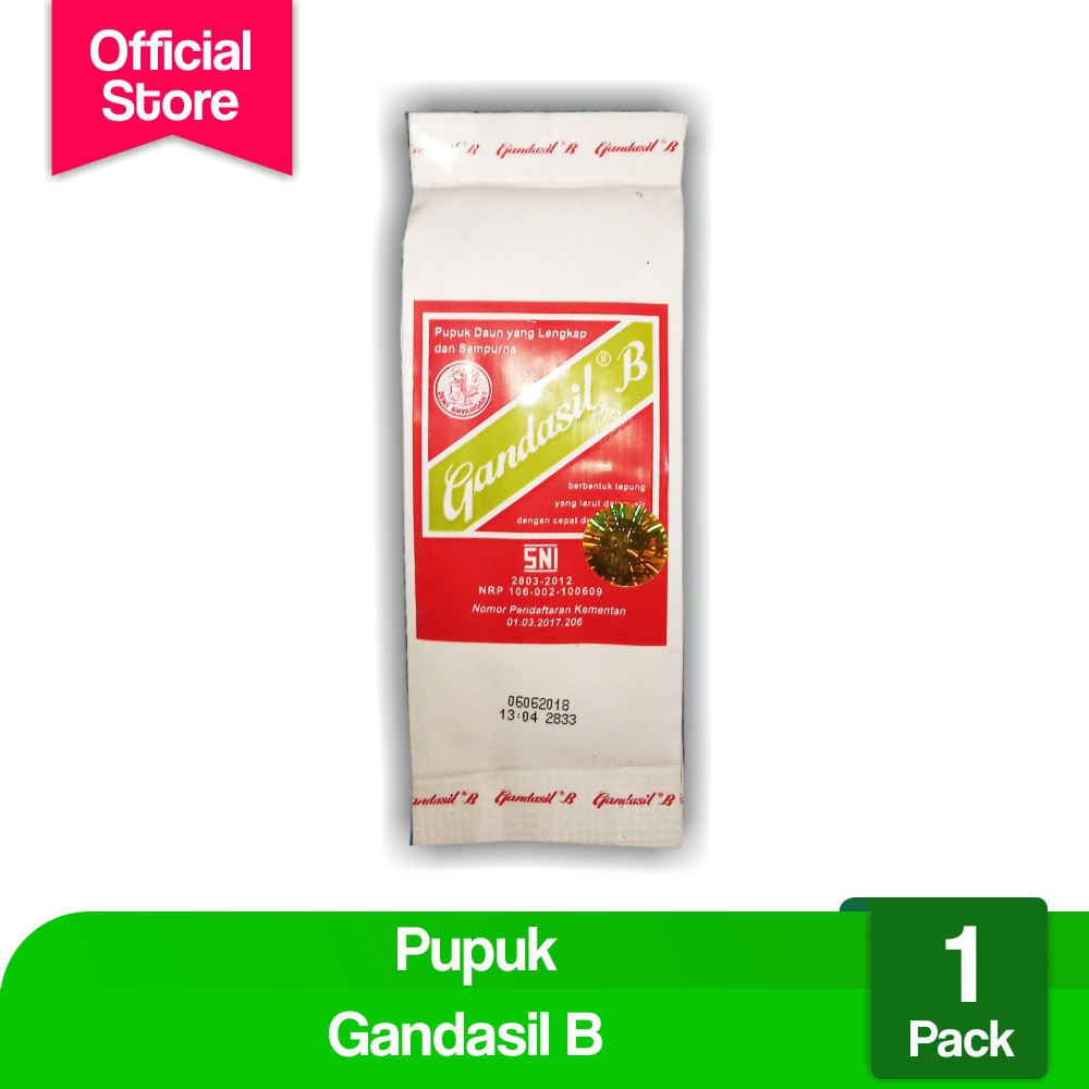 

Pupuk Gandasil B - Pupuk Bunga dan Buah 100gr