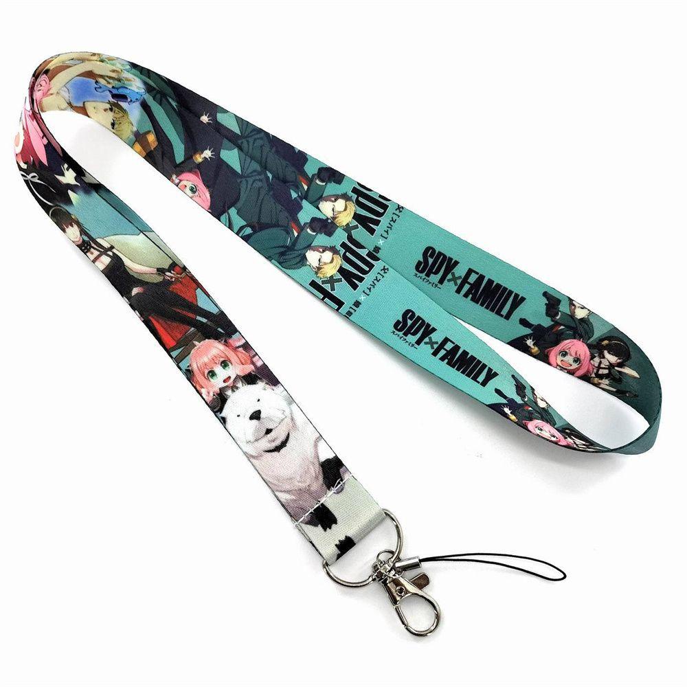 Quinton Tali Lanyard Holder Handphone Motif Kartun Anime SPY x FAMILY