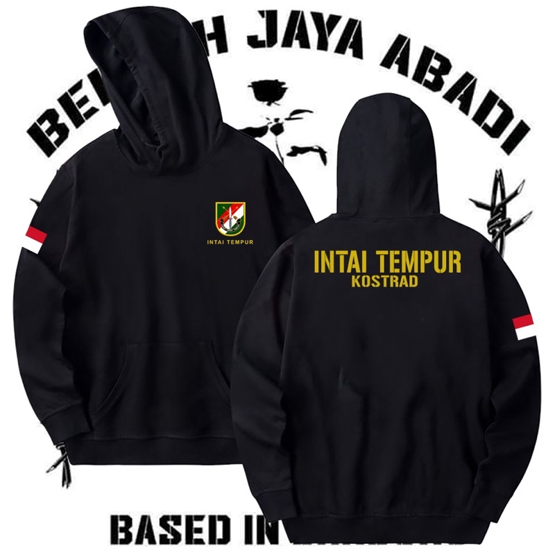 Jaket Hoodie Batalyon Intai Tempur Kostrad TNI AD (Taipur)