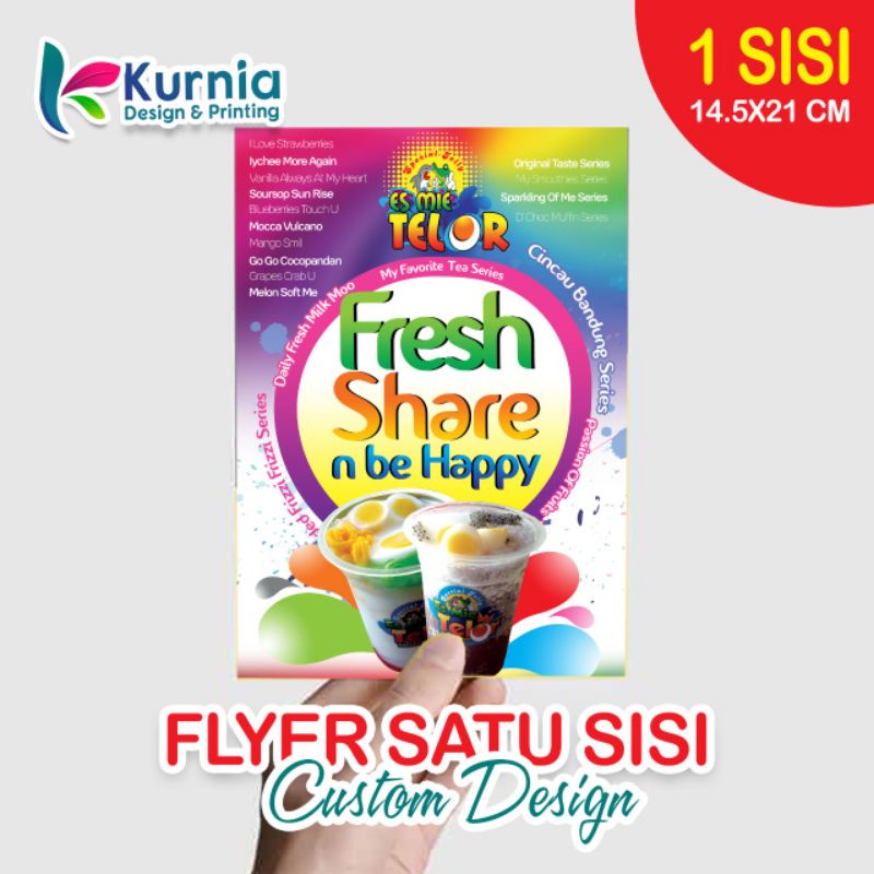 

Cetak Brosur Murah A5 - 1 sisi