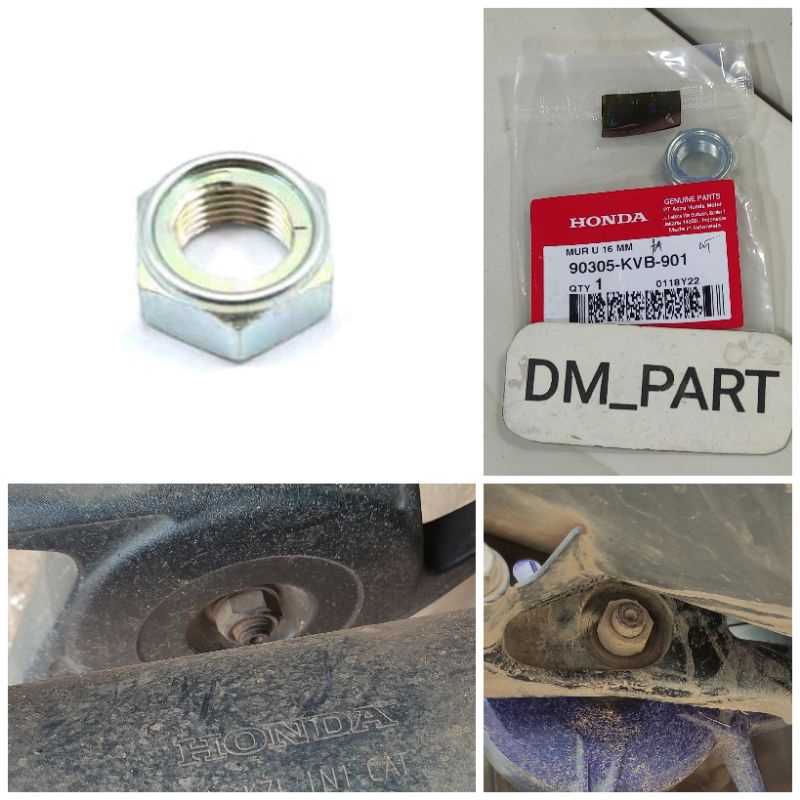 MUR NUR BAUT RODA VELG BELAKANG MATIC MATIK BEAT SCOOPY SPACY VARIO 110 125 150 160 PCX ADV KARBU KA