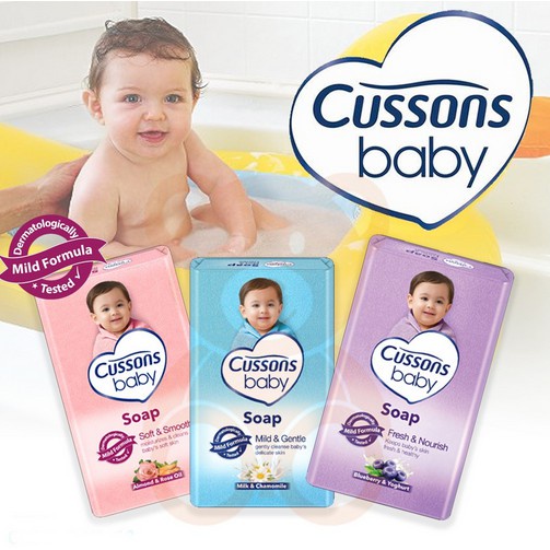 Cussons Baby Soap 75gr / Cussons Sabun Batang / Cusson Sabun Bayi Lembut