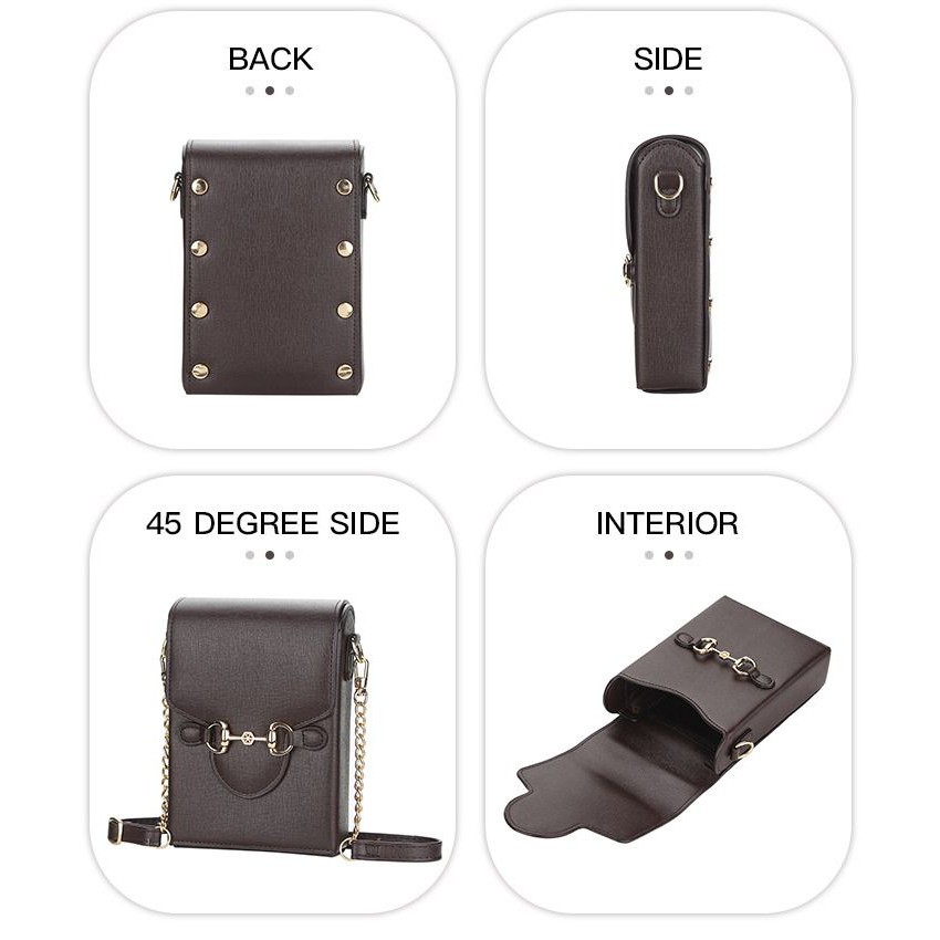BOISEEN N8620 Tas Selempang Wanita Tas Handphone Sling Bag PU Leather Premium WATCHKITE WKOS
