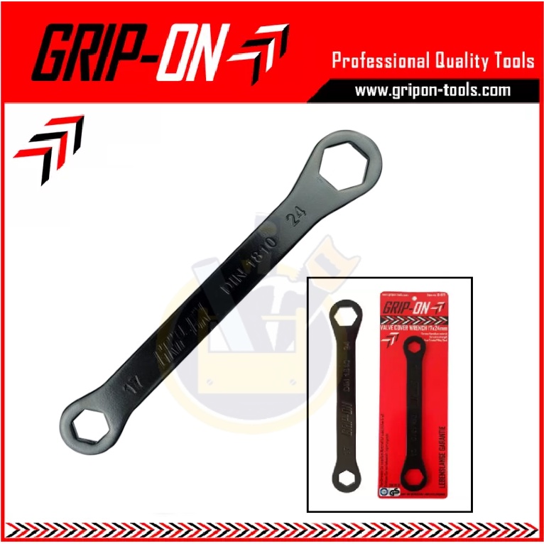 Grip On Kunci Tutup Klep Motor - Valve Cover Wrench 18-827 Kunci Tutup Klep Motor 17 x 24 Mm / Valve Cover Wrench - Kunci Blok GRIP-ON