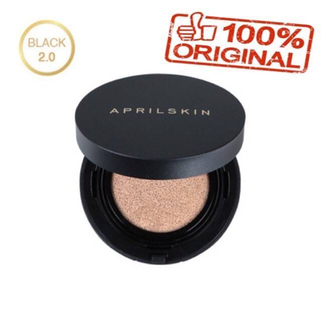 New Original AprilSkin Magic Snow Cushion Black Case