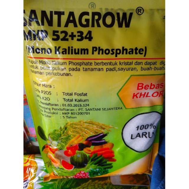 Pupuk SANTAGROW MKP 1kg