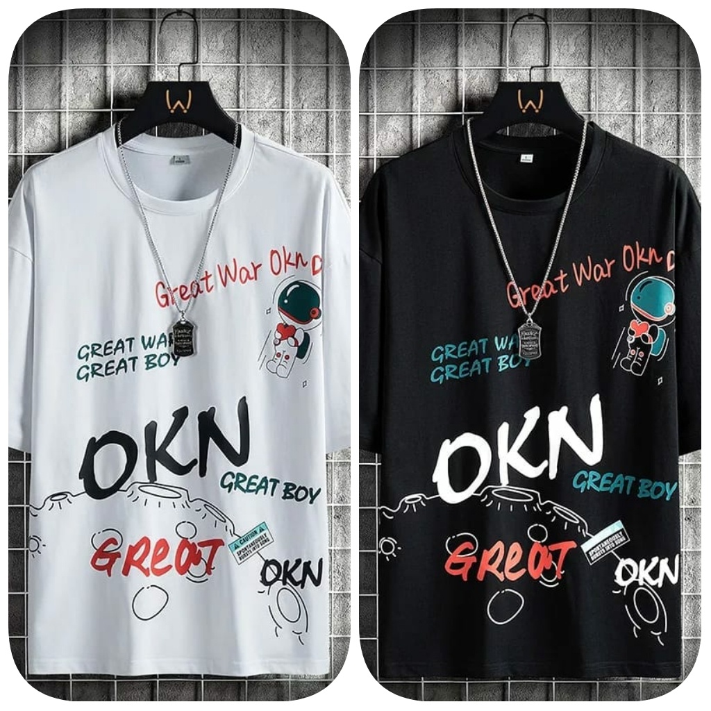 Kaos Pria Lengan Pendek/ T-Shirt Great / Kaos Keren / Pakaian Pria Kaos Casual Nt Good Quality