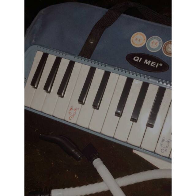 QI MEI pianika kumplit + tas termurah