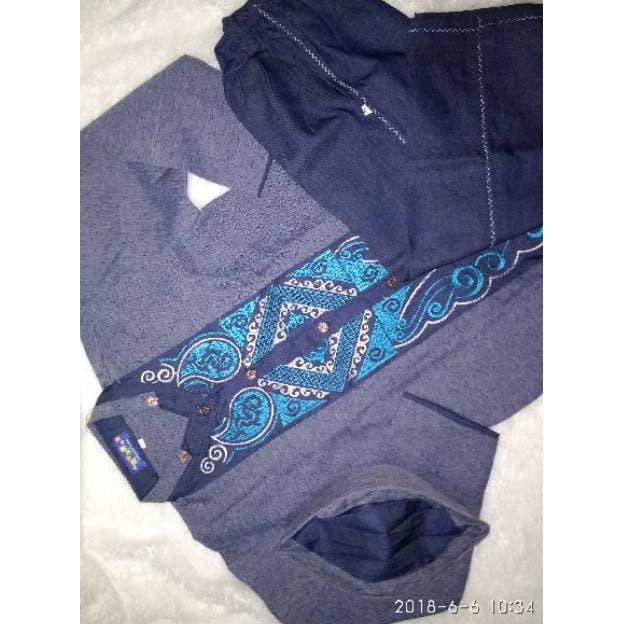 Baju Koko Anak Celana Levis Denim Taufiq Vizar Size 112 V82 Premium