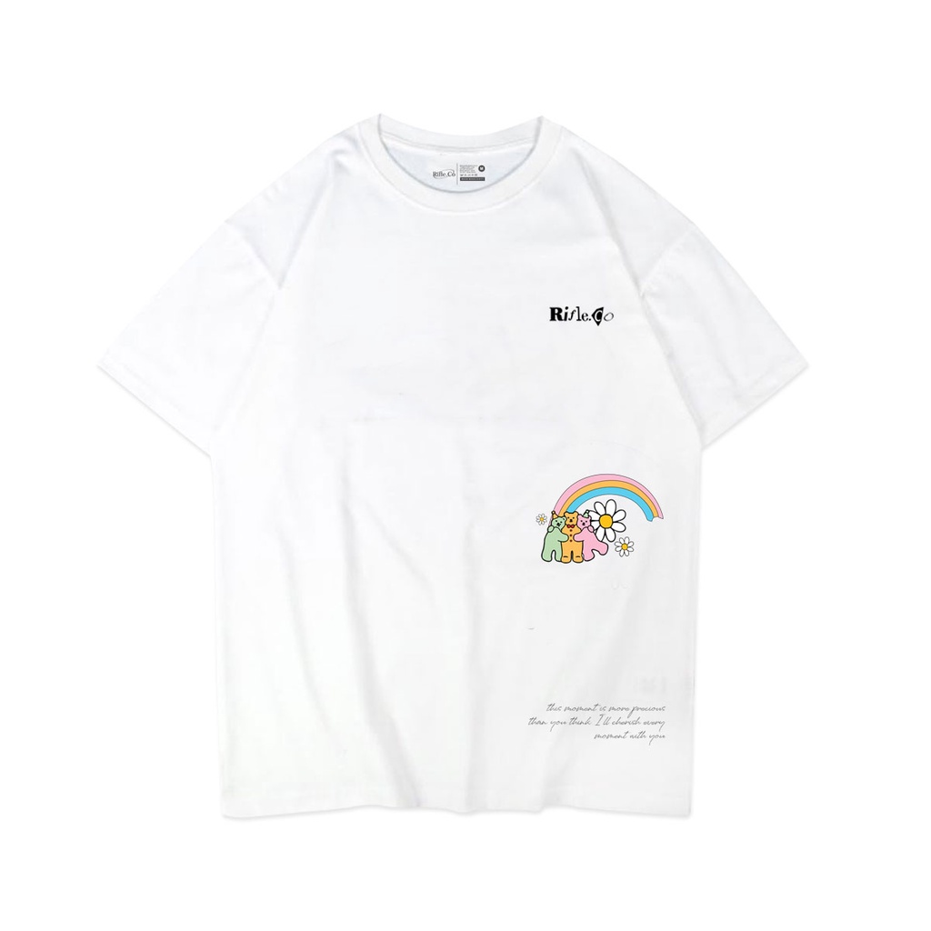 Rifle.co T-shirt white best friend