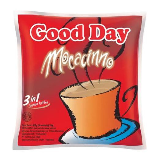 

Good Day Kopi Mocacinno Bag (30 Sachet@20 Gram) PROMO