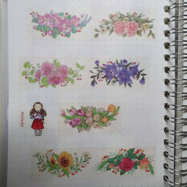 

washi tape sample for scrapbook and journal ( per meter )