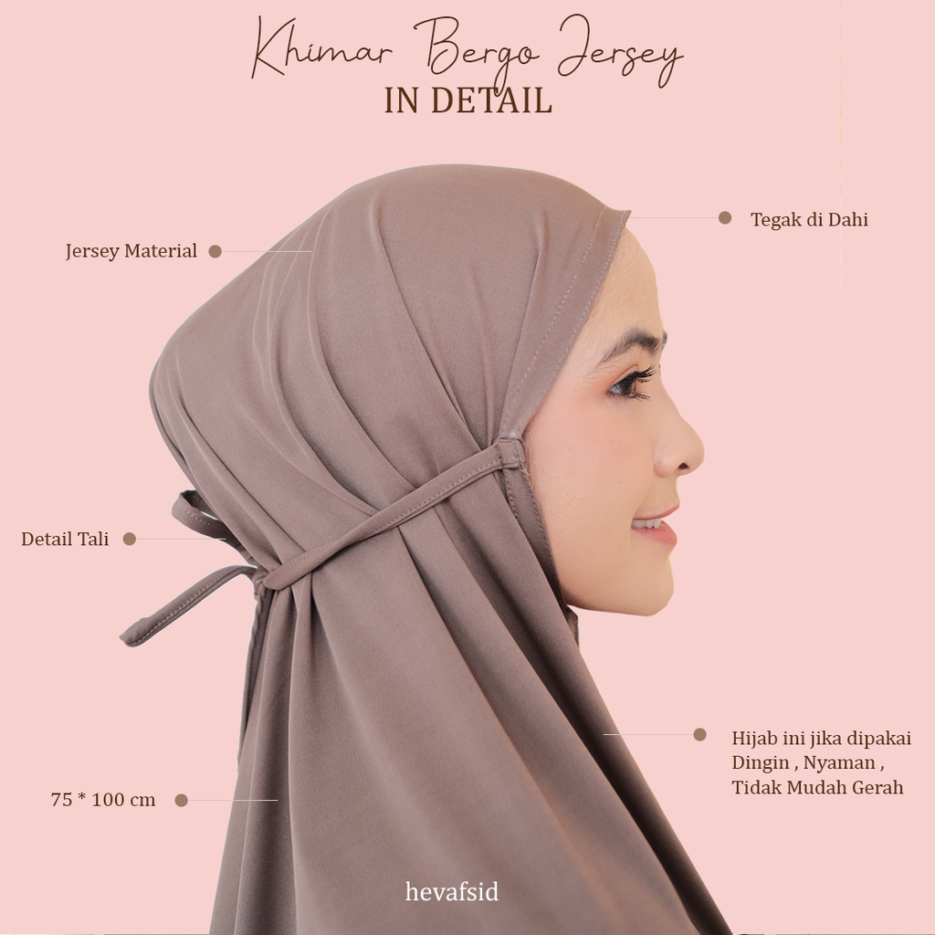 Khimar Bergo Jersey