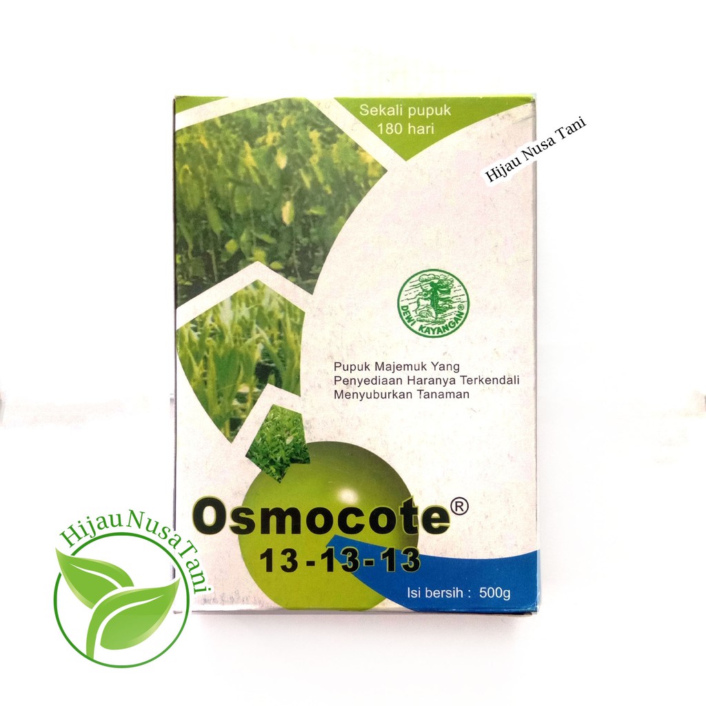Pupuk OSMOCOTE 13-13-13 500 gram - Dekastar Plus PACKING ORIGINAL 500gr 500g Slow Release Bonsai Tan