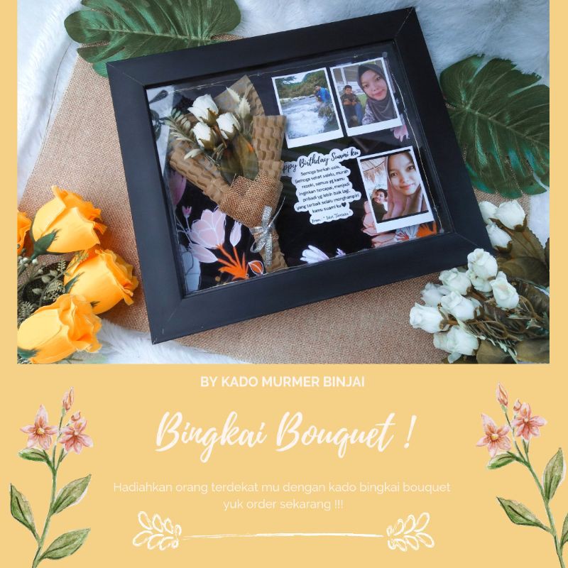 

Bingkai Bouquet + Lampu Tumblr Baterai
