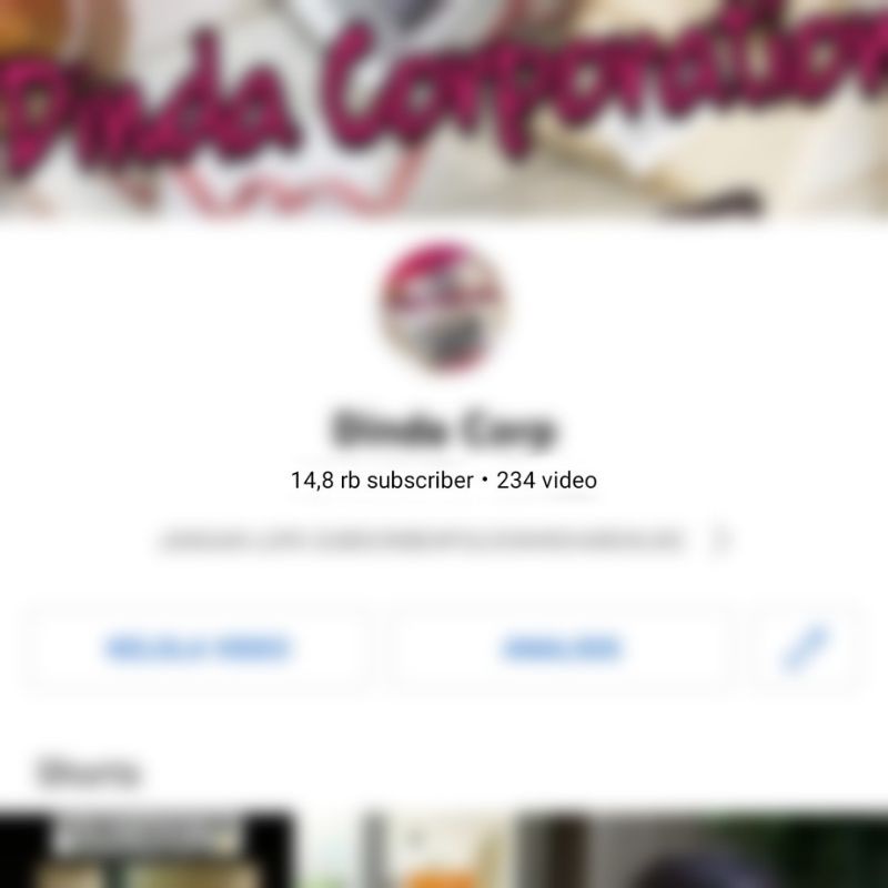 AKUN YOUTUBE 14.500 Subscriber (Short) Akun Tahun 2021