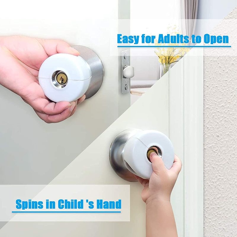 1PC Round  Silicone Door Handle  Anti-collision Protective Cover for Kids，Baby