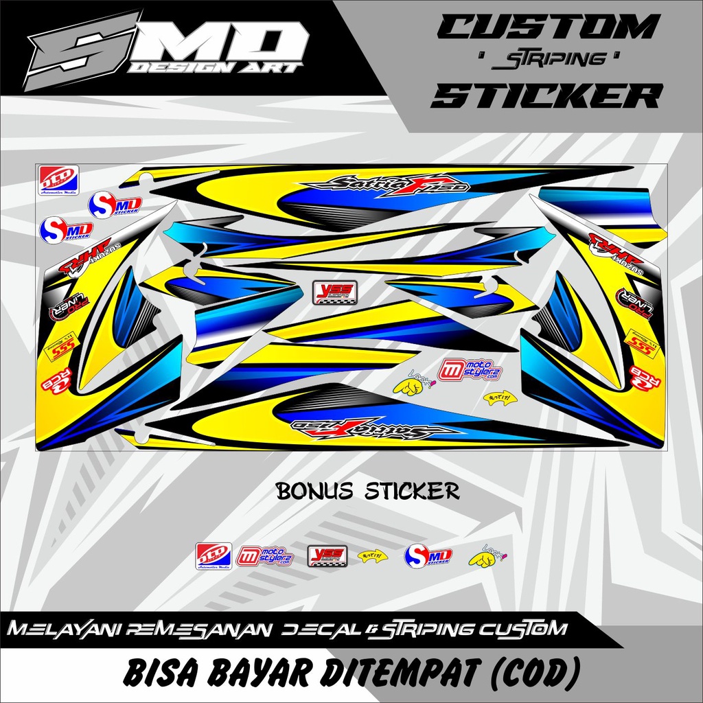 STRIPING SATRIA FU FACELIFT RACING