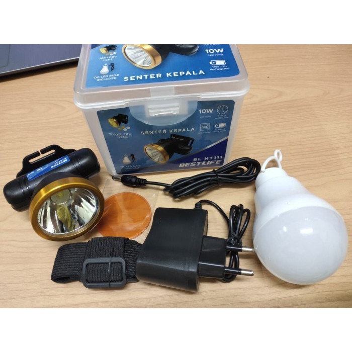 LAMPU SENTER KEPALA/SENTER HIKING CAMPING HEADLAMP CHARGER SET LENGLKAP/LAMPU SENTER DIVING RENANG GUNUNG MULTIFUNGSI BERKUALITAS