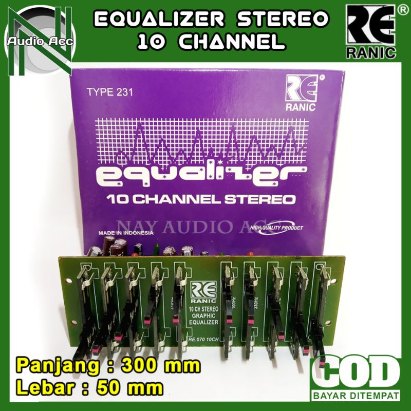 Jual Kit Equalizer 10 Channel Stereo Shopee Indonesia