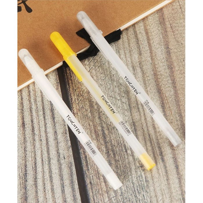 

NEW Touch Ten 0.8 Gel White Pen / Gold Ink Pen / Silver Ink Pen - White Ink