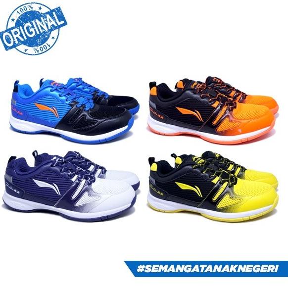 PROMO SEPATU BADMINTON LI-NING ATTACK G8 ORIGINAL AU DFG4546D6H