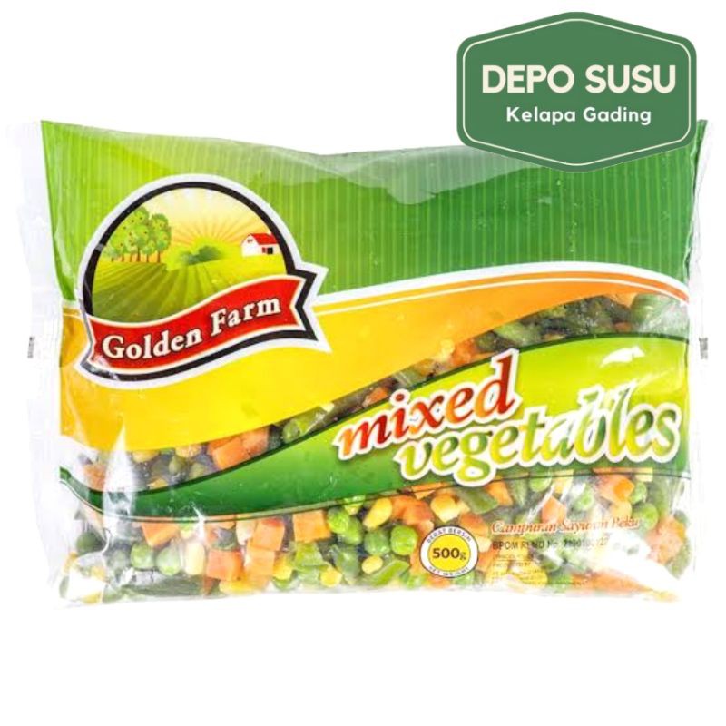 Golden Farm Mix Vegetable 500gr / 1Kg | GoldenFarm Mix Veggie