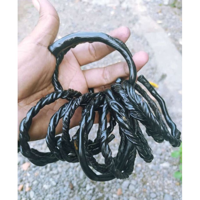 GELANG AKAR BAHAR HITAM LILIT