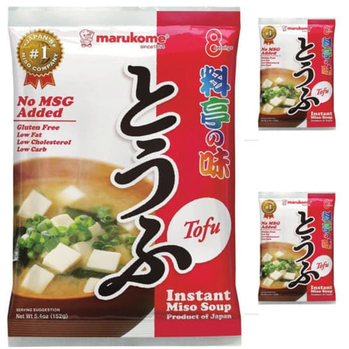 

MARUKOME INSTAN MISO SOUP TOFU / GLUTEN FREE /TOFU JEPANG / BEBAS MSG