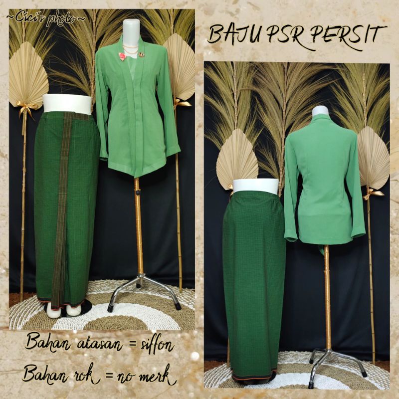 PSR PERSIT SIFON PUSAT CERUTY TERBARU SESUAI MUPUS HIJAU TUA ( Atasan full furing sampai lengan )
