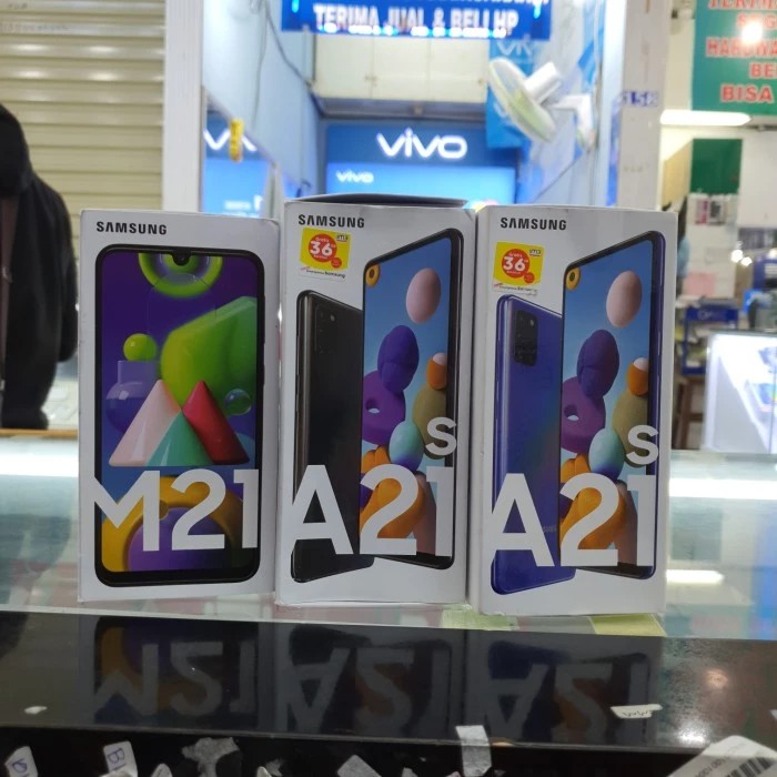 Hp Samsung A21s X2 3/32 GB - samsung M21 4/64GB x1