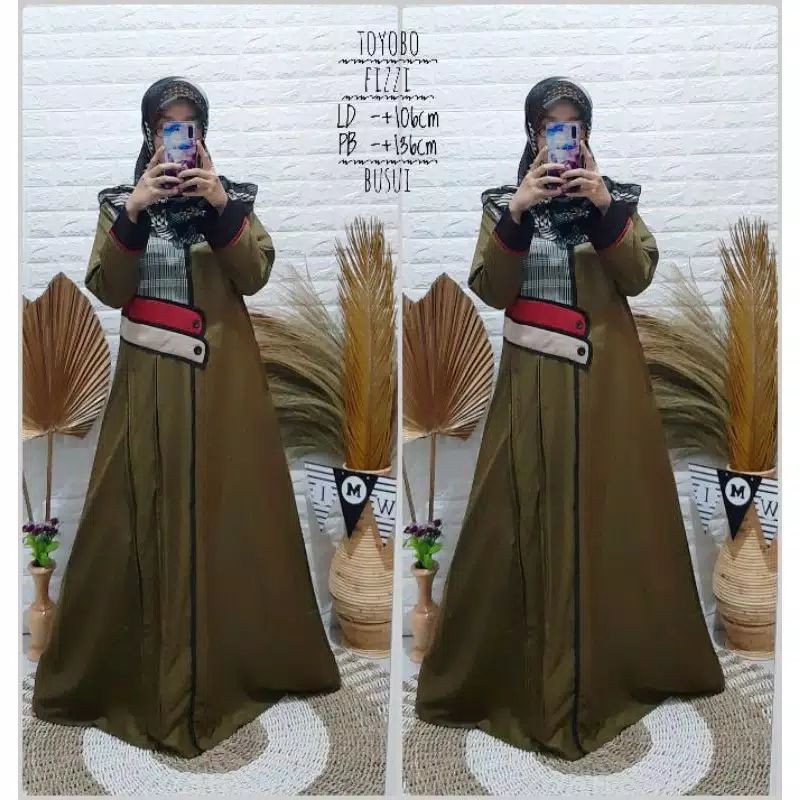 gamis fizzi tuyobo size jumbo