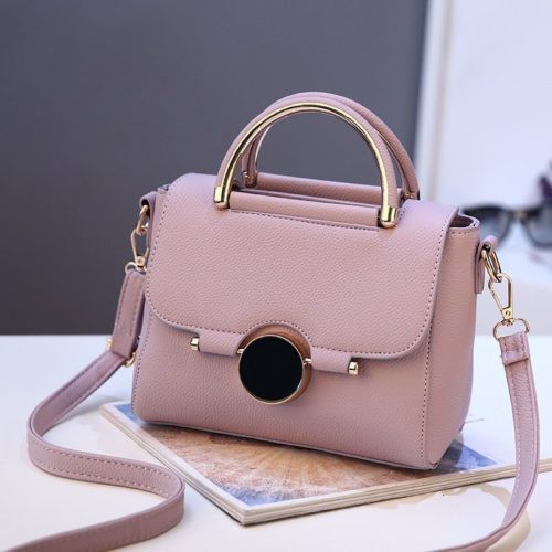 Tas Wanita Top Handle Tali Selempang Lilac Import Fashion Korea VTHB085
