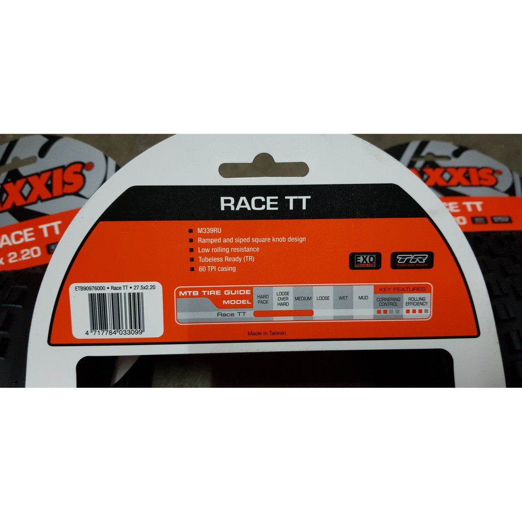 Ban Luar Maxxis Race TT 27.5 x 2.20 Exo Tubeless Ready TR