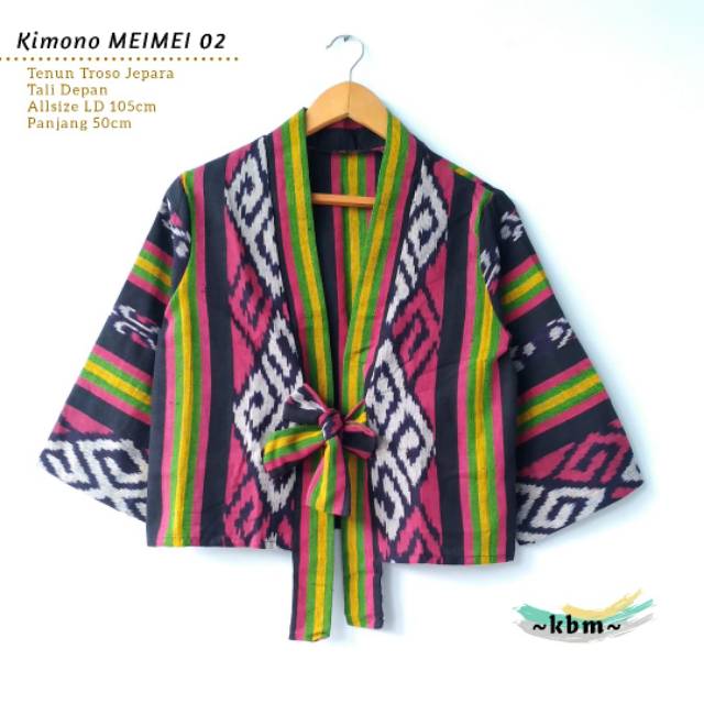 Kimono mei mei ori tenun troso