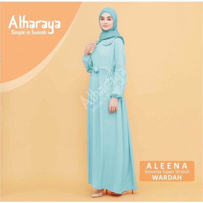 ALEENA Dress Gamis Terbaru Gamis Remaja Gamis Busui Premium By Atharaya