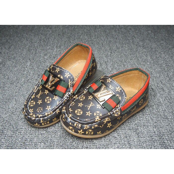 (LOLI-JKT) SP-222 SEPATU FLAT SHOES IMPORT ANAK MOTIF BUNGA SIZE 21-36