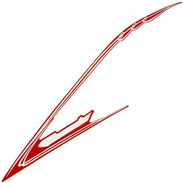 Stripe A Right Body Cover Type 1 Honda Genio 86831K0JN40ZC