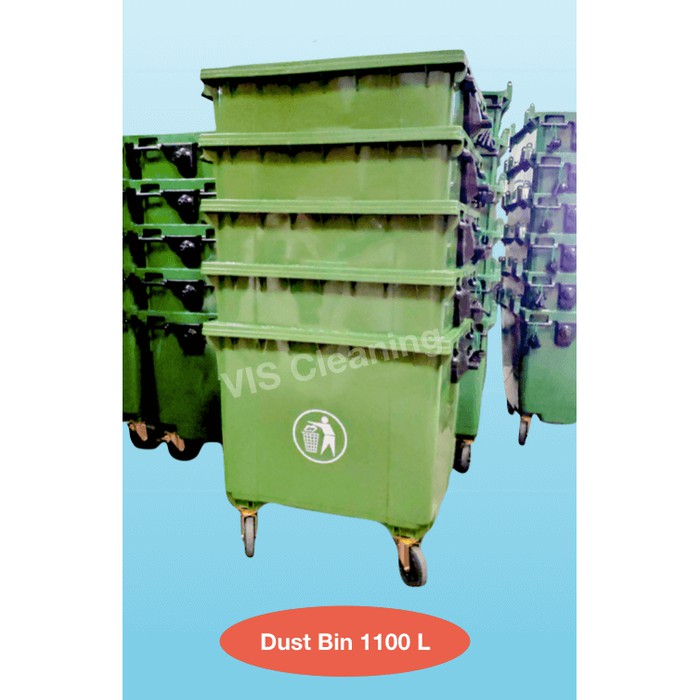 Tempat Sampah Plastik HDPE 1100 L ( Plastic Dust Bin )