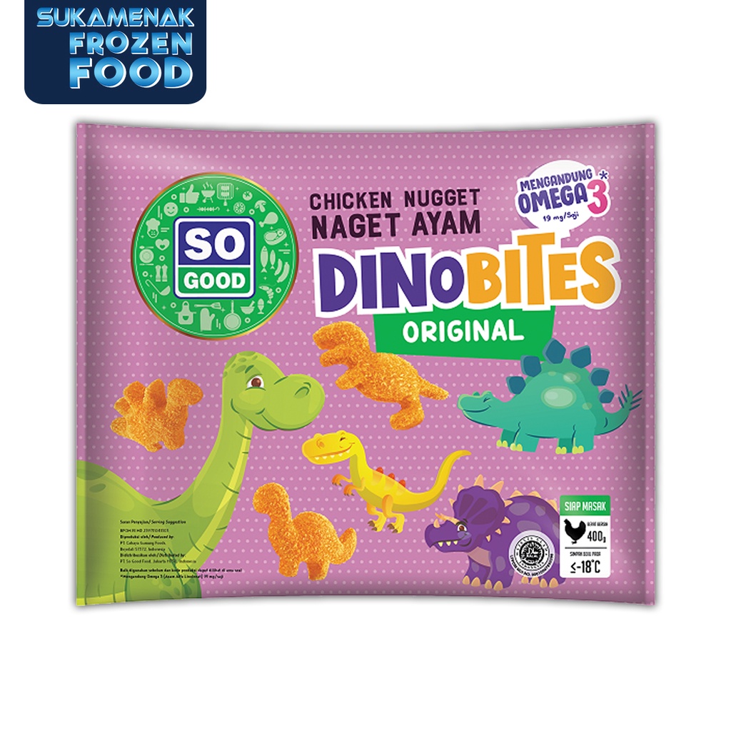 

SO GOOD Chicken Nugget Dinobites 400gr