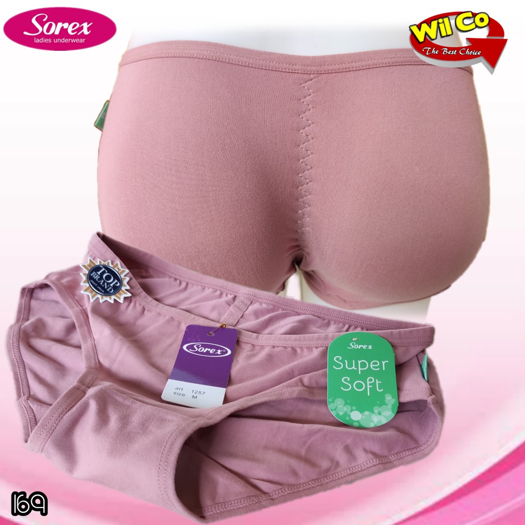 W169 - CELANA DALAM WANITA SOREX MIDI SUPER SOFT HARGA PER 1 PCS-2