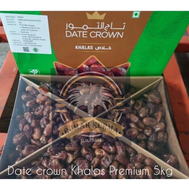 

kurma Khalas Date crown Premium 5kg