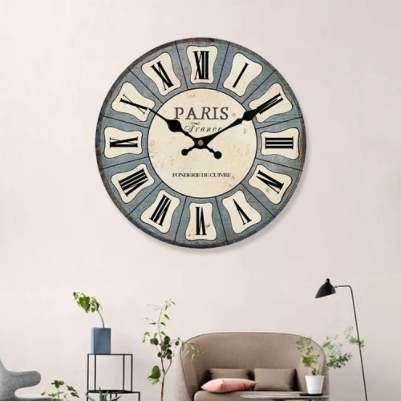 JAM DINDING / CLOCK QUARTZ CREATIVE DESIGN - MOTIF ROMAN