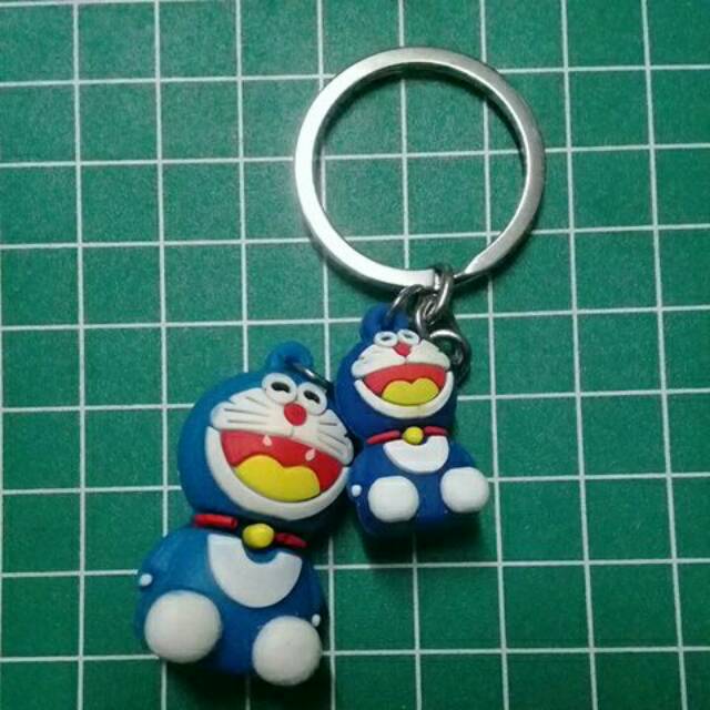 Gantungan Tas / Kunci / KeyChain Doraemon Kakak Adik