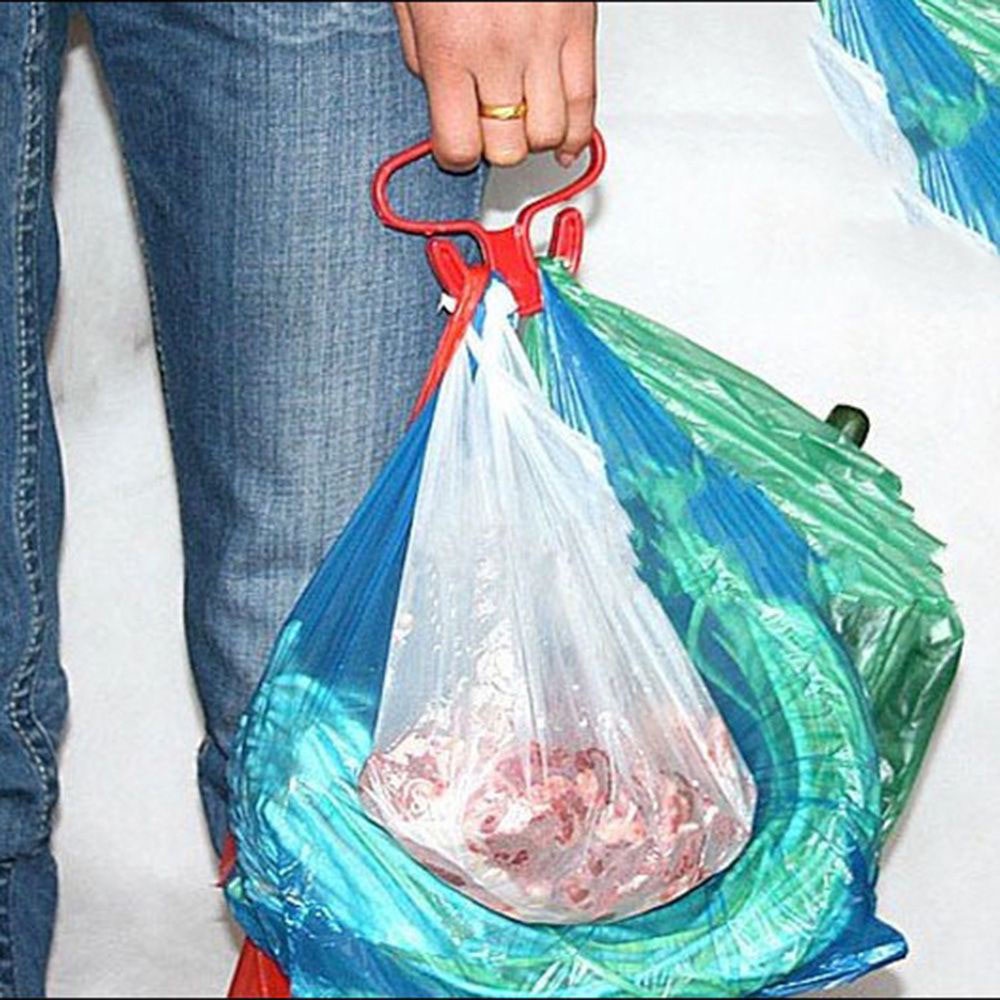 1 Pc Kait Gantung Tas Belanja Plastik Portabel Serbaguna Untuk Rumah