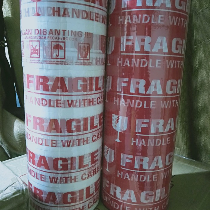 

Lakban Fragile Jangan di Banting Uk. 48 mmx90 yard